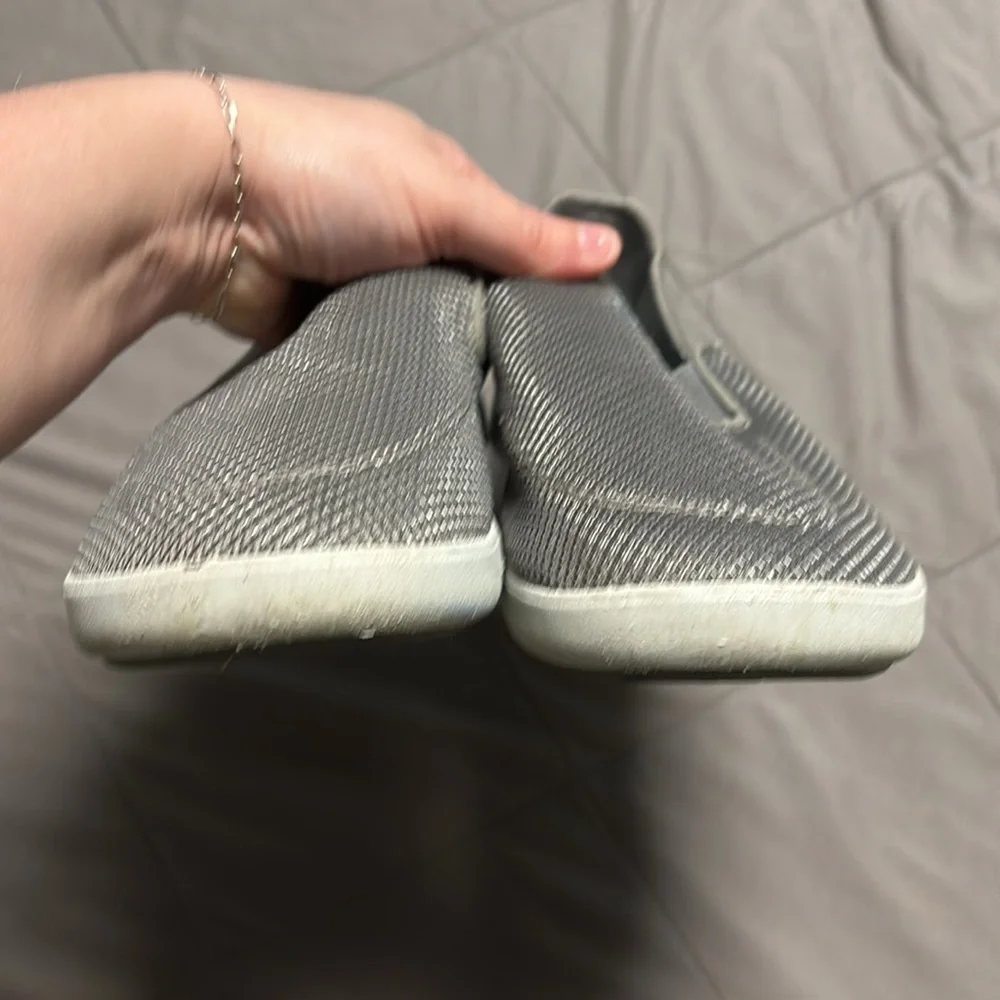 OluKai Nohea Pae Slip-On Gray Mesh Sneakers Size 9